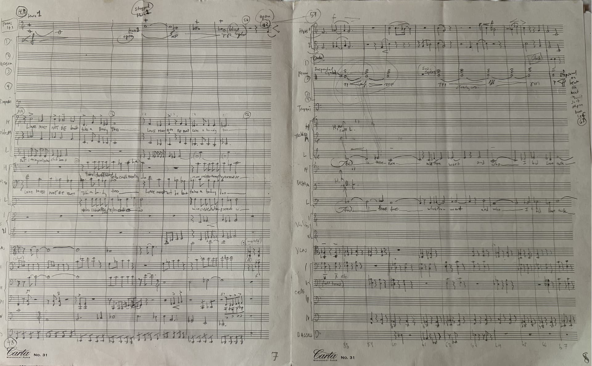 Image of a score