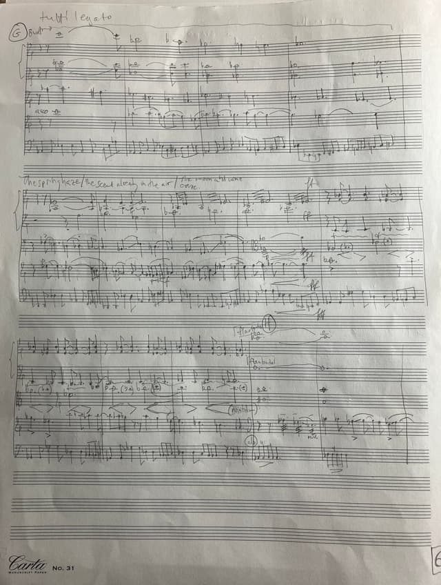 Image of a score